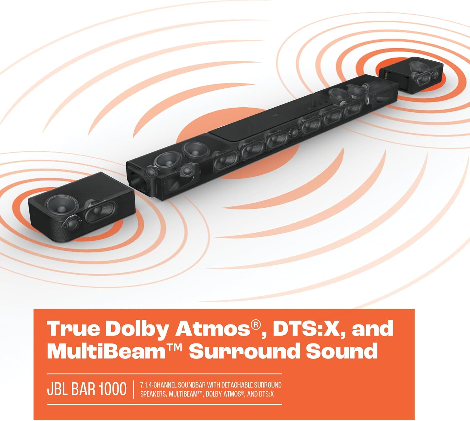 JBL Bar 1000 | 7.1.4 Channel Soundbar with Detachable Surround Speakers 5 JBL Bar 1000 | 7.1.4 Channel Soundbar with Detachable Surround Speakers - Image 3