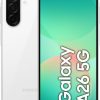 Samsung Galaxy A26 5G, Android Smartphone, 256GB Storage, 8GB RAM, White, 50MP Camera, Large Display, Long Battery Life (UAE Version)