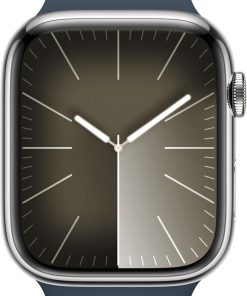 Alternative view of Apple Watch Series 9 GPS Cellular 45mm Silver Stainless Steel