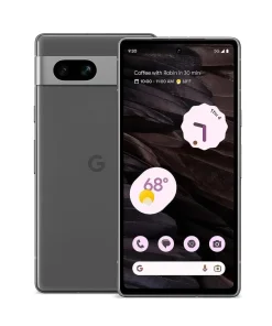 Google Pixel 7a Charcoal front and back - Dondolo Shop Kampala