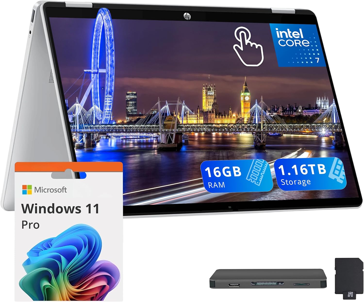 HP OmniBook 5 Flip Core i7 | 14" 2-in-1 Business Laptop with 2K Touchscreen 2 HP OmniBook 5 Flip Intel Core - 2-in-1 Laptop - Dondolo Shop Uganda