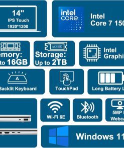 Alternative view of HP OmniBook 5 Flip Core i7 | 14" 2-in-1 Business Laptop