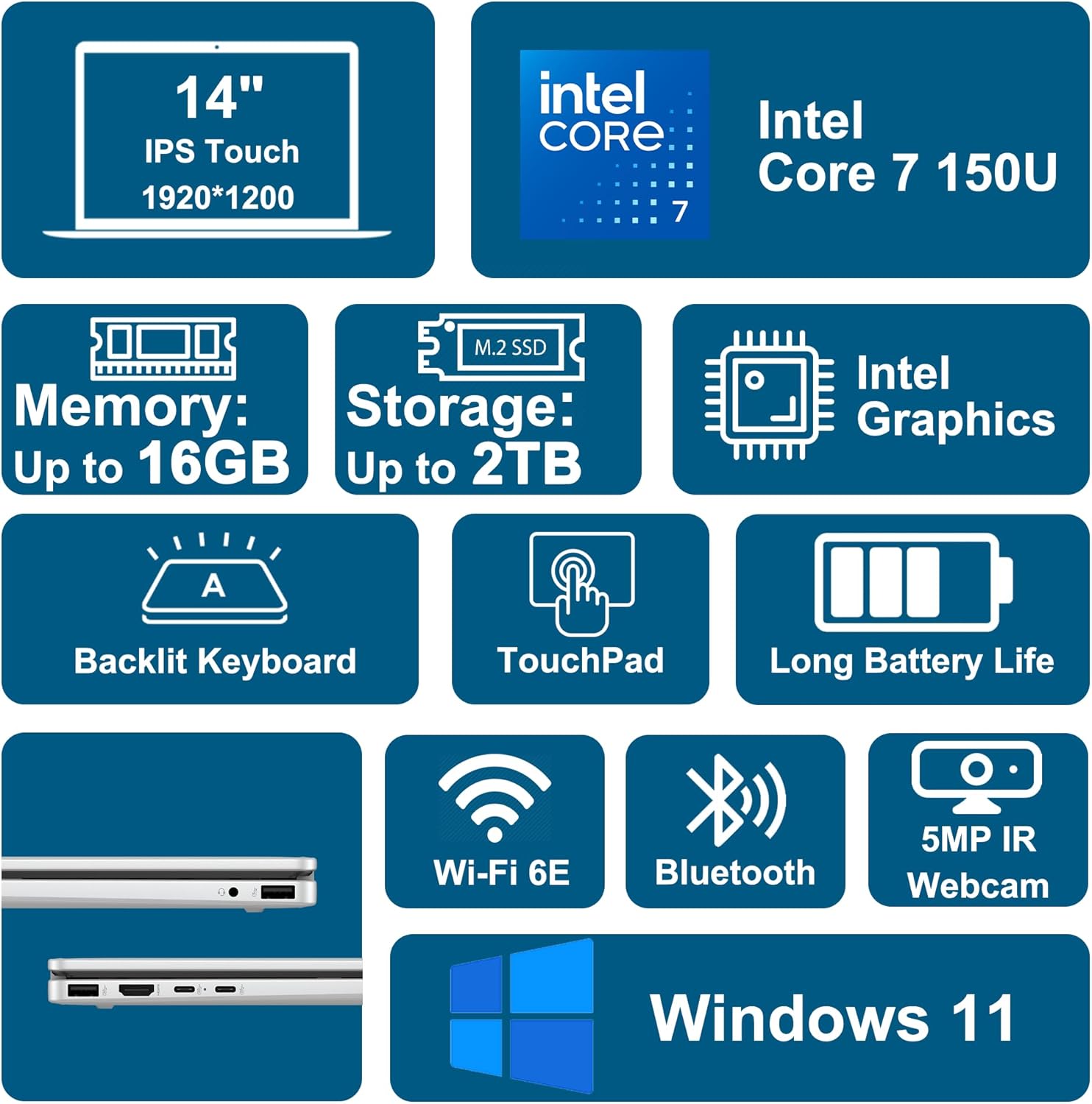HP OmniBook 5 Flip Core i7 | 14" 2-in-1 Business Laptop 4 HP OmniBook 5 Flip Core i7 | 14" 2-in-1 Business Laptop - Image 2