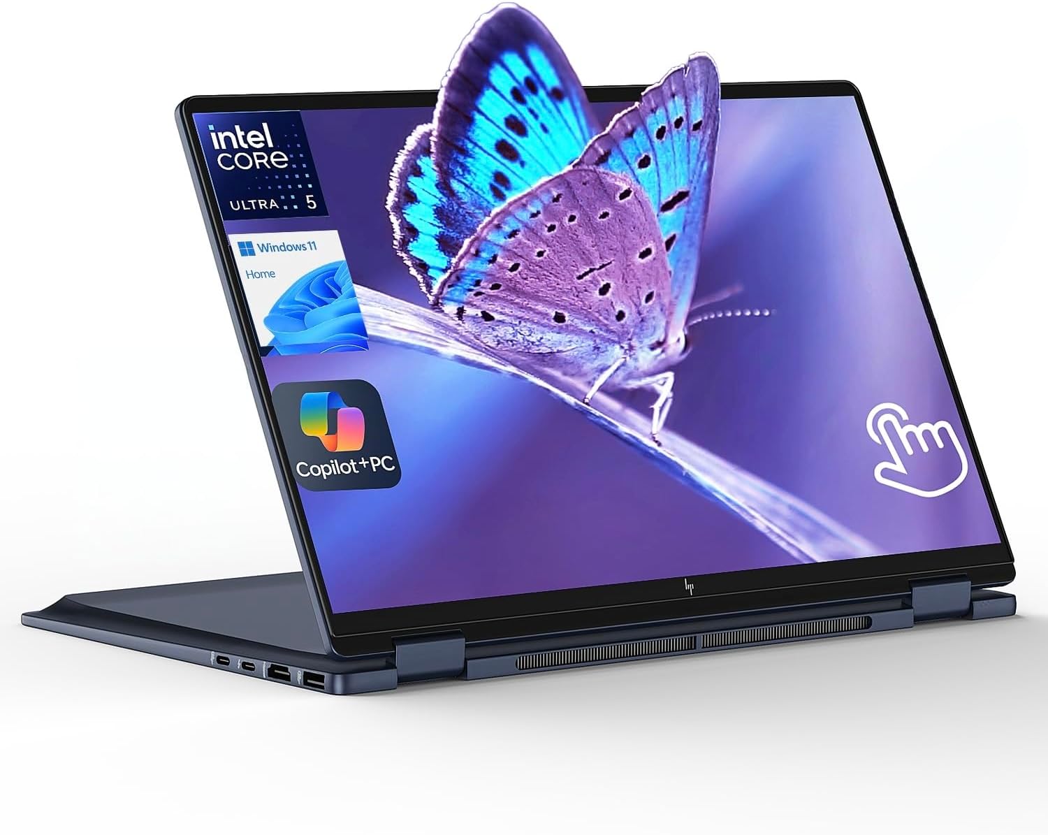 HP OmniBook X Flip 14 | 2-in-1 Touchscreen Laptop with Intel Ultra 5 3 HP OmniBook X Flip 14 2-in-1 Laptop - Dondolo Shop Uganda