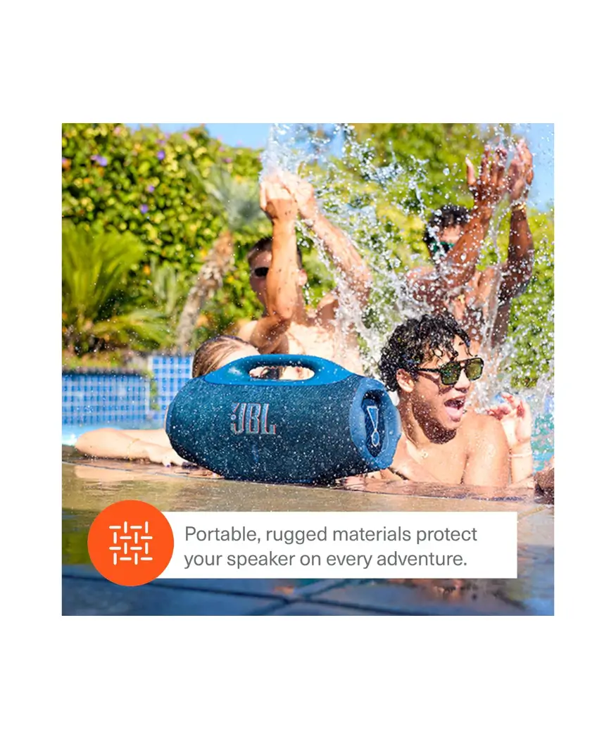 JBL Boombox 4 | 34H Portable Waterproof Speaker with Pro Sound 6 JBL Boombox 4 Waterproof Demonstration