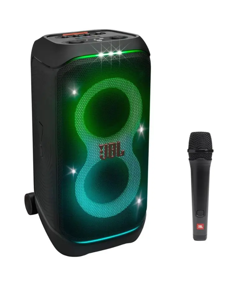 JBL PartyBox Stage 320 | Complete 240W Karaoke & Party System with 2 Wireless Mics 5 JBL PartyBox 320 Portable Party Speaker