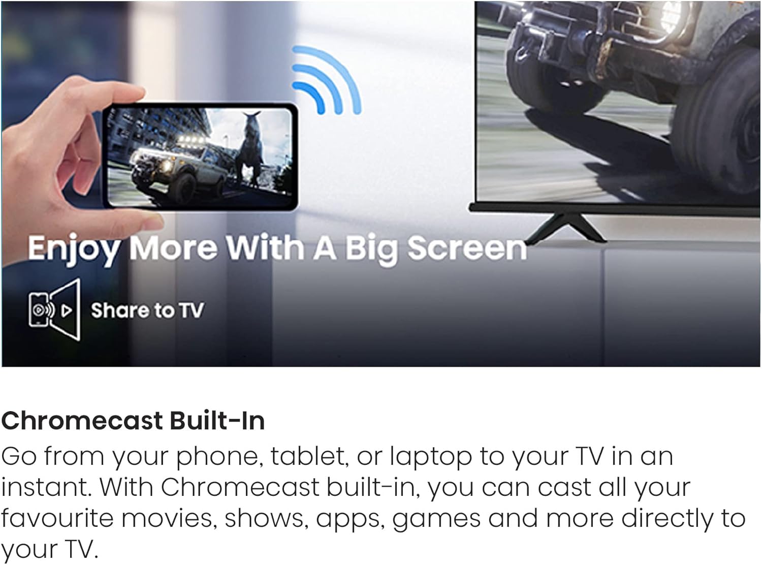 Hisense 75-inch A6H 4K Smart TV | A6 Series Smart TV 6 Hisense 75-inch A6H 4K Smart TV | A6 Series Smart TV - Image 5