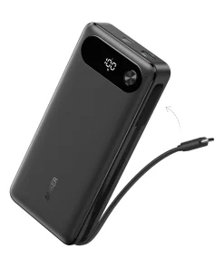 Anker Power Bank 20000mAh, 87w with Built-in Cable - Dondolo Shop Uganda