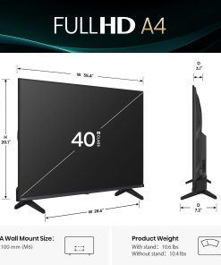 Alternative view of Hisense 40-inch A4Q HD Smart TV | Affordable smart TV