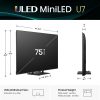 Hisense 75-inch U7Q Mini-LED 4K Smart TV - Dondolo Online Shop Uganda