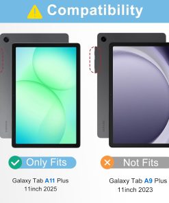Alternative view of Flip Case for Samsung Galaxy Tab A11+ Plus 11-inch 2025 | Multi-Viewing Angles & Auto Sleep/Wake