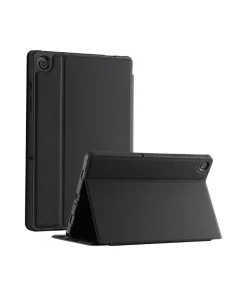 Flip case for Samsung Galaxy Tab A11+ in black stand mode - Dondolo Shop Kampala