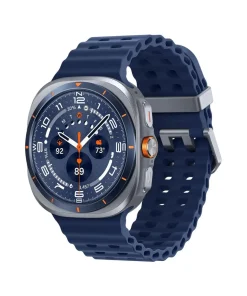 Samsung Watch Ultra Titanium Blue rotating Quick Button