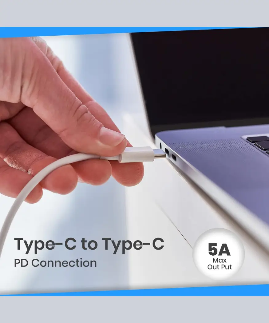 96W USB-C Fast Charger for MacBook Pro/Air | Replacement Power Adapter 7 USB-C power adapter charging MacBook Pro 16 inch