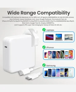 96W charger for MacBook Air and iPad Pro