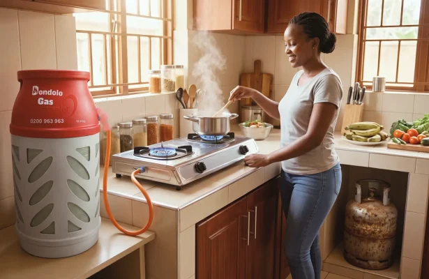 Best Cooking Gas in Uganda - Composite Cylinder in a litcken | Dondolo Shop