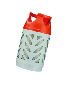 Lightweight composite gas cylinder showing see-through level indicator