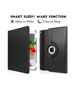 Shockproof iPad case with clear back and auto wake/sleep