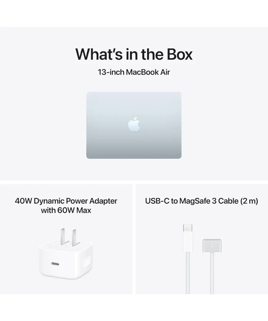 Apple MacBook Air 2026 13-inch (M5) | Built for AI & All-Day Power 11 Apple MacBook Air 2026 13-inch M5 - what is in the box
