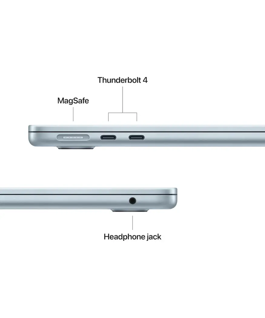 Apple MacBook Air 2026 13-inch (M5) | Built for AI & All-Day Power 9 Apple MacBook Air 2026 13-inch M5 showing ports