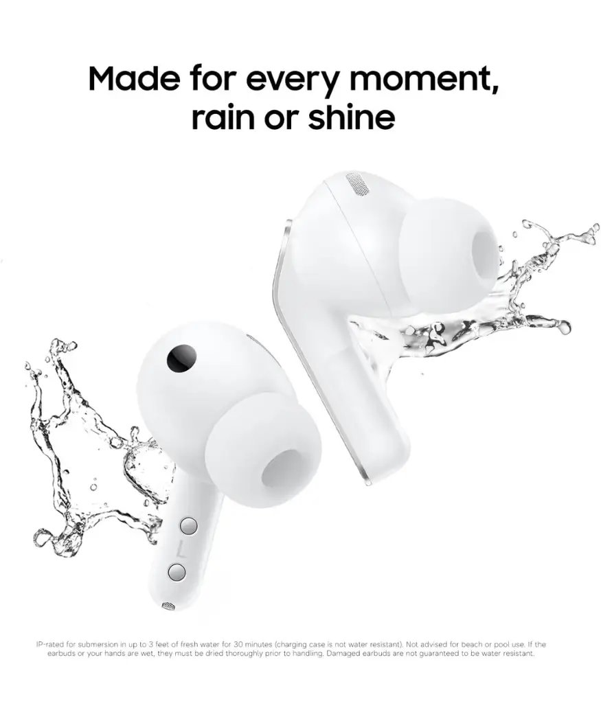 Samsung Galaxy Buds4 Pro in Kampala | Wireless Earbuds | Dondolo Shop 7 Samsung Galaxy Buds4 Pro IP57 water-resistant design